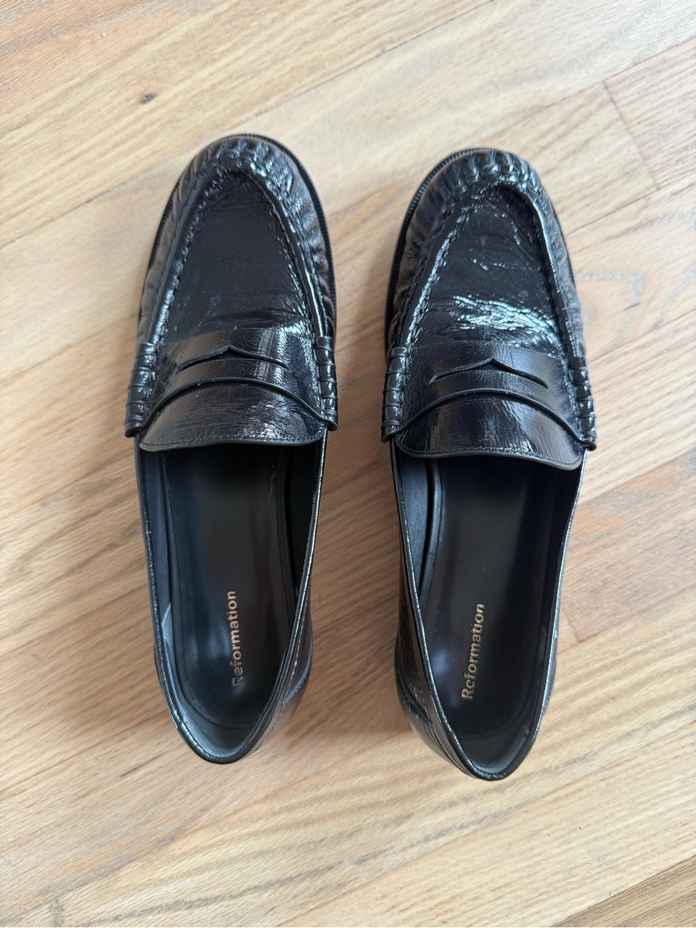 EUC Reformation Francine Ruched Loafers